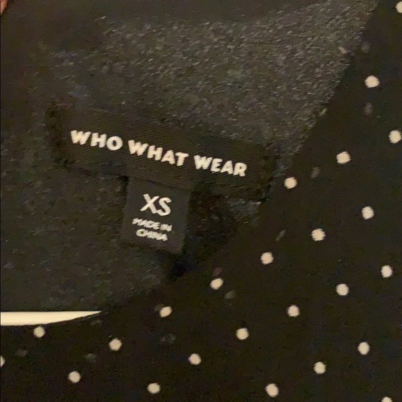 Who What Wear Tiered Polkadot Dress - Picture 5 of 6